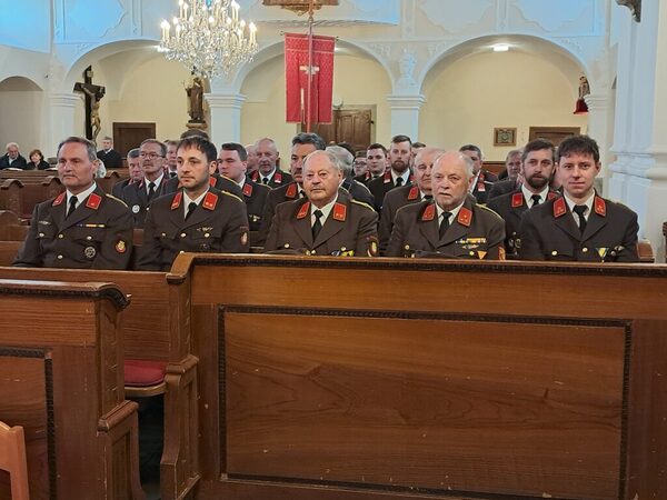 HBI Clemens Huber (FF Arbesbach), EHBI Albert Braun (FF Arbesbach), EOBI Josef Schiefer (FF Groß Pertenschlag), OBI Matthias Beneder (FF Brunn-Pretrobruck), BI DI Johann Zehetgruber (FF-Brunn-Pretrobruck) sowie BI Andreas Zainzinger (FF Groß Pertensc